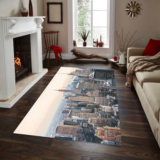 Touhou Blauwdruk matchmaker Herms-New York City Patterned Carpet -Vloerkleed-Antislip-100x150 cm |  bol.com