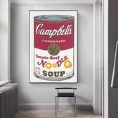 Andy Warhol Poster Noodle Soup - 50x70cm Canvas - Multi-color