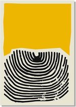 Modern Geometric Poster 2 - 40x60cm Canvas - Multi-color