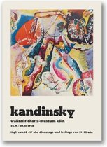 Wassily Kandinsky Poster 3 - 40x50cm Canvas - Multi-color