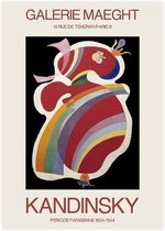 Wassily Kandinsky Poster 2 - 40x60cm Canvas - Multi-color