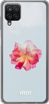 6F hoesje - geschikt voor Samsung Galaxy A12 - Transparant TPU Case - Rouge Floweret #ffffff