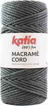 Katia Macrame Cord Twisted 5mm 103 Kleur: Marengo