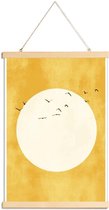 JUNIQE - Posterhanger Eternal Sunshine -60x90 /Geel & Wit