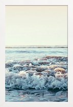 JUNIQE - Poster met houten lijst Stille Oceaan foto -40x60 /Kleurrijk