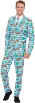Smiffys Kostuum -XL- Oktoberfest Suit Blauw