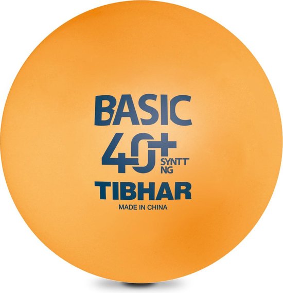 Tibhar Balles de tennis de table Basic NG - Oranges - Boite de 6