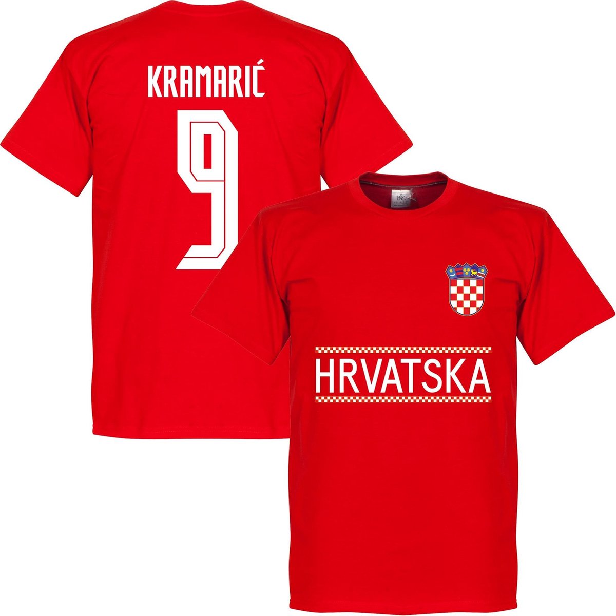 1200x1200.jpg Kroatië Kramaric Team T-Shirt 2021-2022 - Rood - M - Afbeelding 1