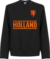 Nederlands Elftal Team Sweater - Zwart - Kinderen - 128