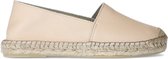 Manfield - Dames - Lichtroze leren espadrilles - Maat 38