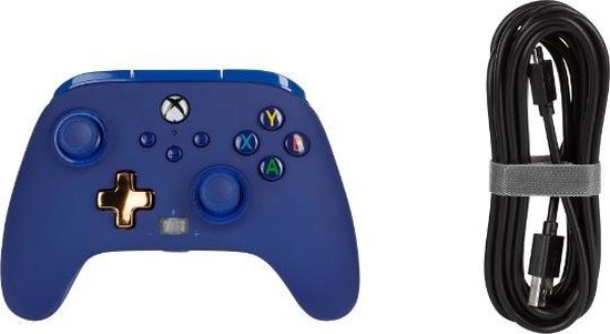 PowerA Geavanceerde Bedrade Controller - Xbox Series X + S & Xbox One - Midnight Blue