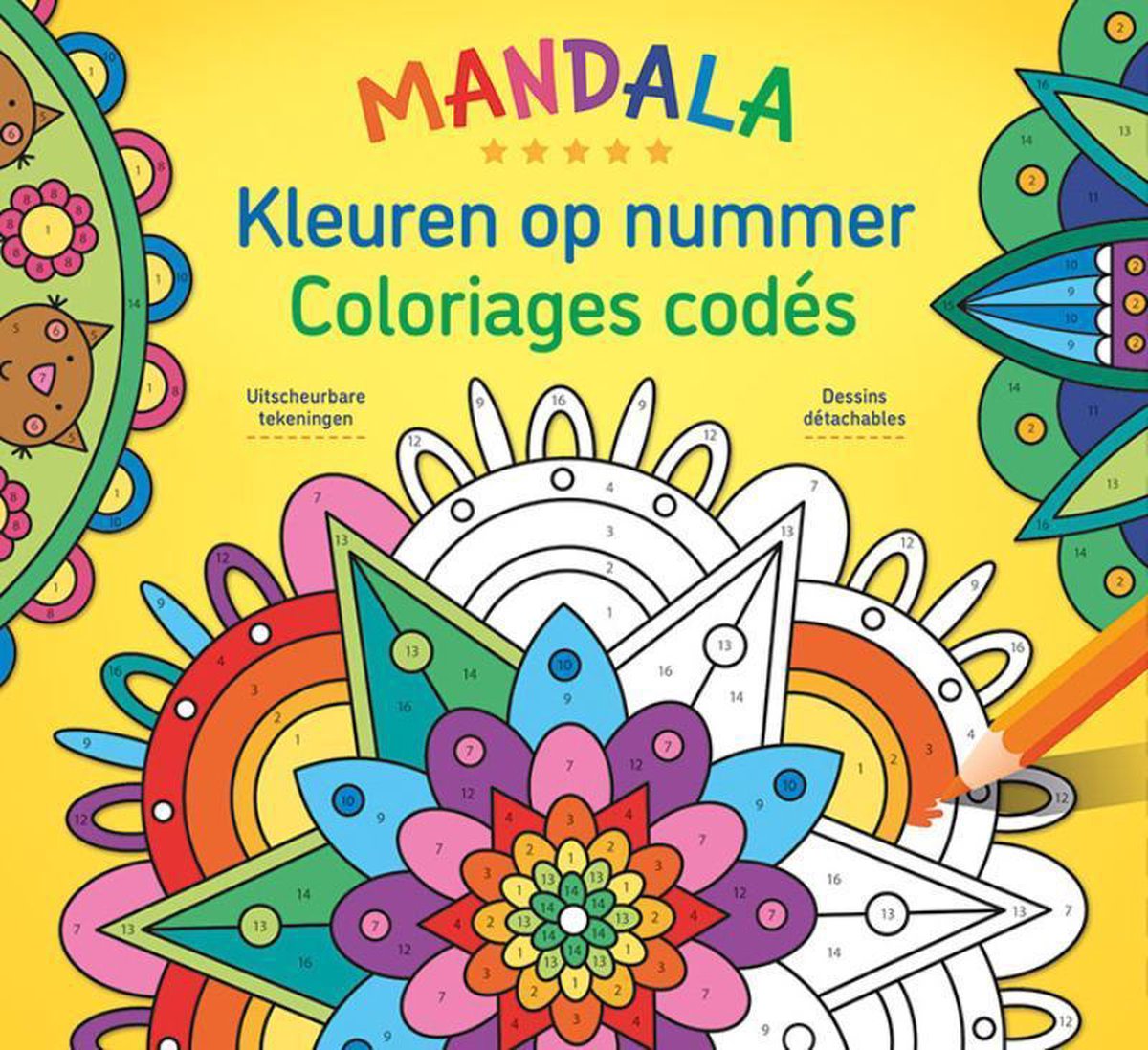 Mandala Magic - Kleuren op nummer / Mandala Magic - Coloriages codés