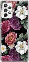 Leuke Telefoonhoesjes - Hoesje geschikt voor Samsung Galaxy A52 5G - Flowers - Soft case - TPU - Bloemen - Multi