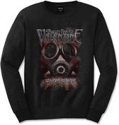 Bullet For My Valentine Longsleeve shirt -S- Temper Temper Gas Mask Zwart