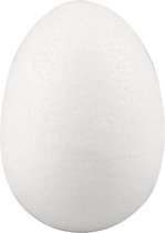 Eieren, H: 7 cm, wit, 50 stuk/ 1 doos