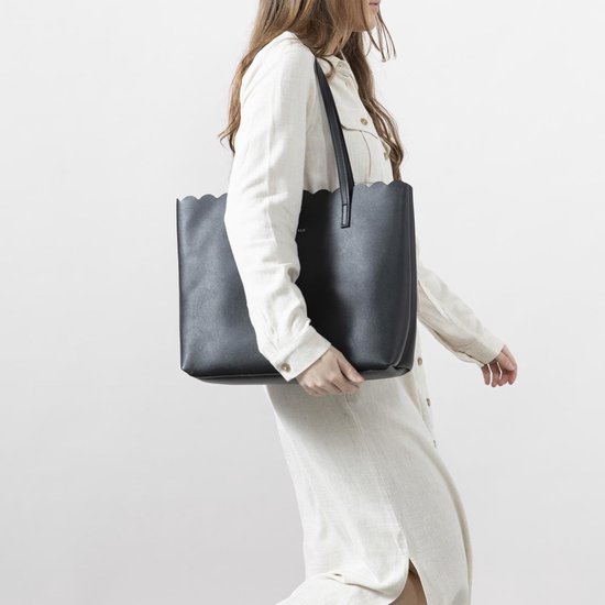 Sacha Zwarte tas met clutch bol