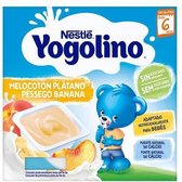Nestle Nestla(c) Yogolino Melocota3n Y Pla!tano 6m 4x 100g