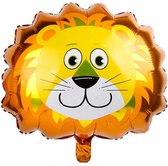Folieballon Leeuw 72x76 cm