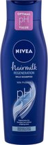 Nivea - Hair Milk Regeneration Shampoo - Regenerační a vyživující šampon pro jemné vlasy