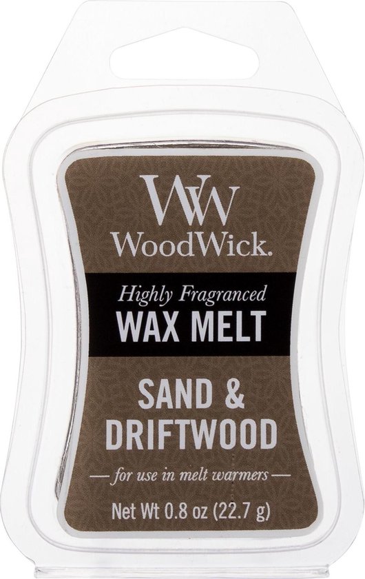 Woodwick Sand & Driftwood Mini Wax Melt
