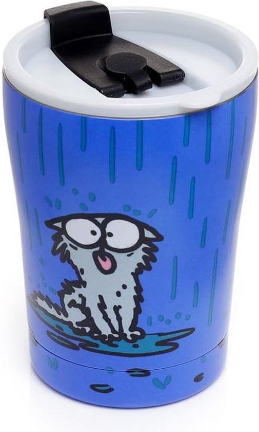 Gobelet isotherme en acier inoxydable 330 ml - Simon's Cat Blue
