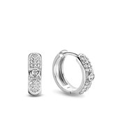 Zilveren oorringen met zirkonia TBO58629-03 | Trendy Chic Petit by Siebel
