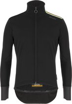Santini Fietsjack Lange mouwen Zwart Heren - Official Uci Rainbow Vega Xtreme Jacket Black - 3XL