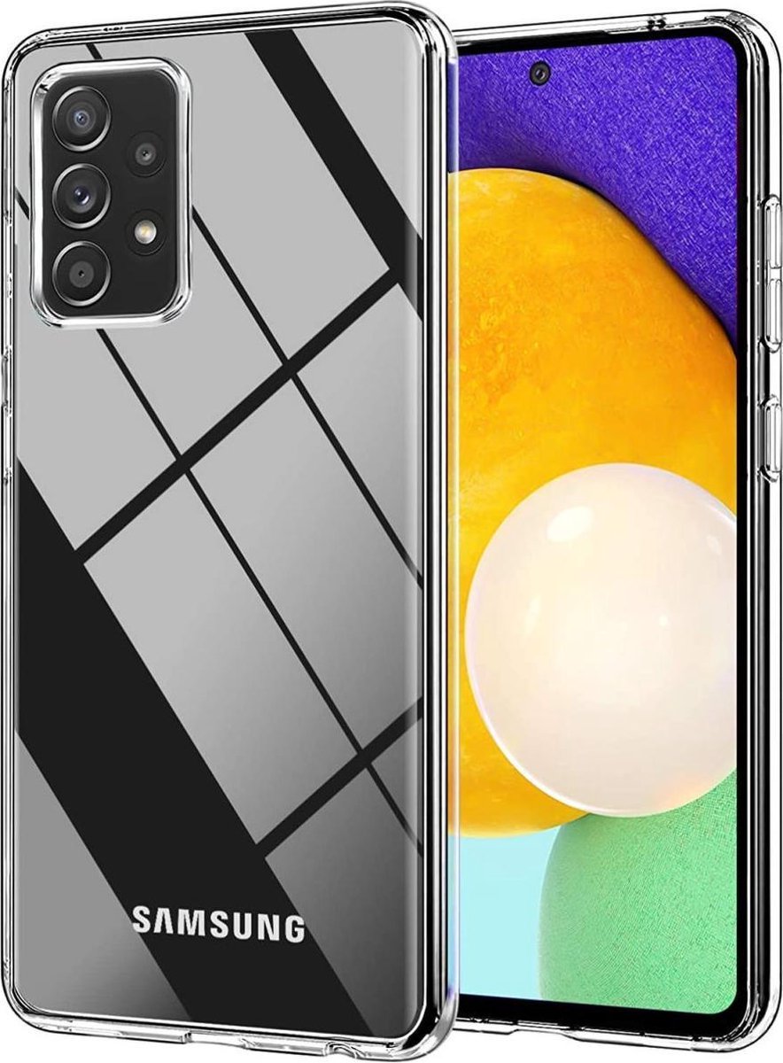 Transparant Dun TPU Hoesje Geschikt voor Samsung Galaxy A52 / A52S | Back Cover | Lichtgewicht | Ultra Dun Hoesje | Flexibel | Zacht TPU | Doorzichtig