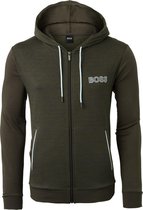 Hugo Boss heren lounge vest (dik) - donkergroen -  Maat: XL