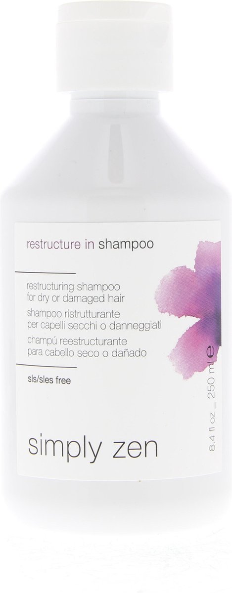 Simply Zen restructure-in shampoo 250 ml - Normale shampoo vrouwen - Voor Alle haartypes