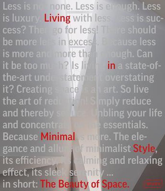 Beaty Of Space Living In Minimal Style - cover