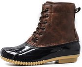 Vrouw Sonwy boots Schoenen Waterdichte laarzen voor alle seizoenen Bruine kleur Rubberen onderkant Warme laarsschoenen, maat: 38 (bruin)