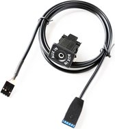 CD AUX Interface + Bekabelingshardheid voor BMW E46, kabellengte: 1.5m