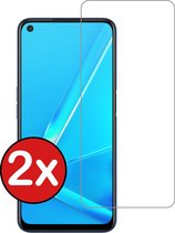 Screenprotector Geschikt voor OPPO A72 Screenprotector Glas Gehard Tempered Glass - Screenprotector Geschikt voor OPPO A72 Screen Protector Screen Cover - 2 PACK