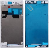 Frontbehuizing LCD Frame Bezelplaat voor Sony Xperia Z Ultra / XL39h / C6802 (Wit)