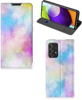 Bookcase Personaliseren Geschikt voor Samsung Galaxy A52 Telefoonhoesje Watercolor Light
