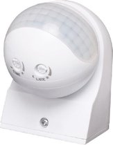 Bewegingssensor - Igory - Tucy - Opbouw Rond - Mat Wit Kunststof - 180° 12m - Spatwaterdicht