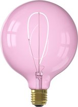 CALEX - LED Lamp - Nora Quartz G125 - E27 Fitting - Dimbaar - 4W - Warm Wit 2000K - Roze
