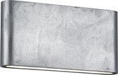 LED Tuinverlichting - Tuinlamp - Iona Thino - Wand - 8W - Mat Grijs - Aluminium