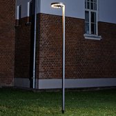 Lucande - Lantaarnpalen - 12 lichts - aluminium, kunststof - H: 200 cm - grafiet - Inclusief lichtbronnen
