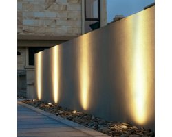 Lucande - Grondspots buiten - 1licht - Aluminium, roestvrij staal, kunststof, glas - GU10