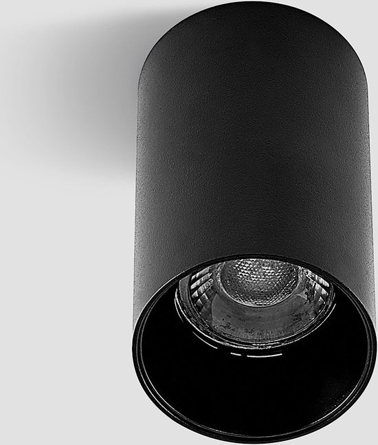 Arcchio - plafonnier - 1 lumière - aluminium - H: 10,5 cm - GU10 - noir