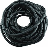 Spiral wrap kabelgeleider zwart -  bundel diameter: 7 - 70 mm