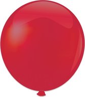 Topballon kersenrood 91 cm