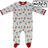 Baby Rompertje met Lange Mouwen Mickey Mouse Grijs