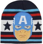 Kindermuts Captain America The Avengers Marineblauw