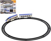 Train met circuit 118224 Blauw Wit