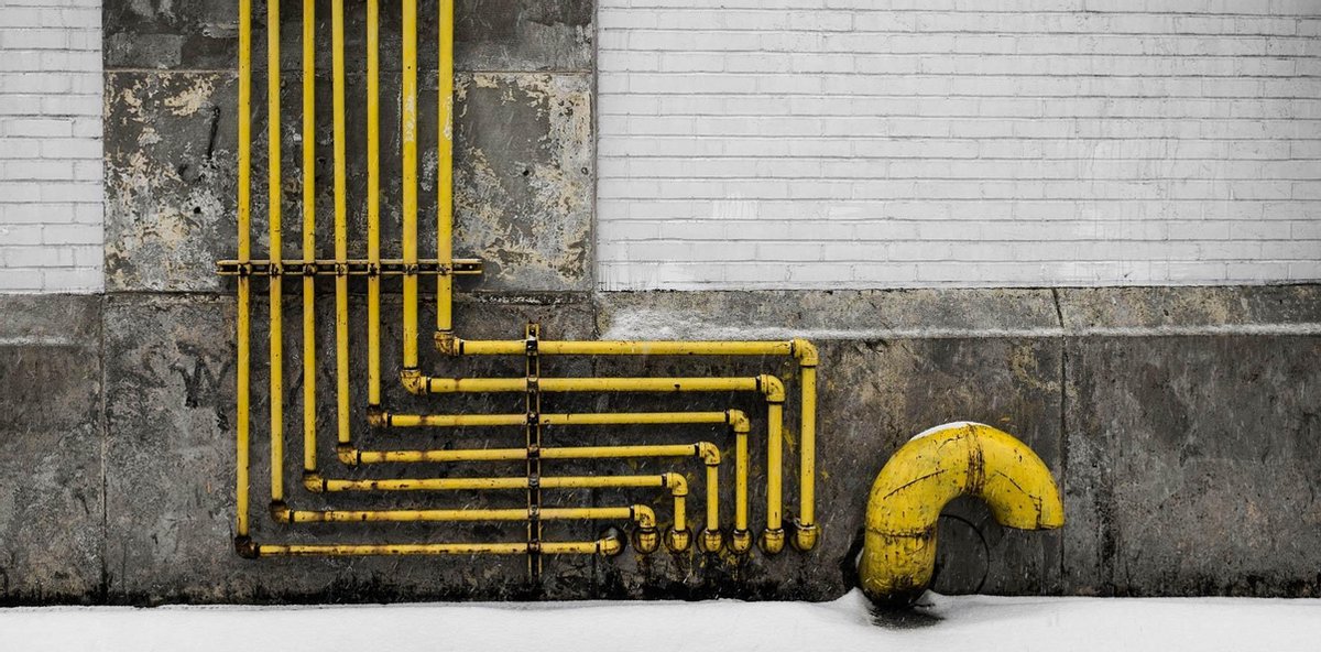 Schilderij dibond Industrie 98x48cm