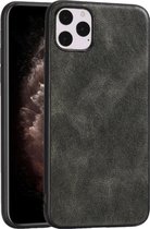 Voor iPhone 11 Pro Max Crazy Horse Textured kalfsleer PU + PC + TPU Case (groen)