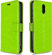 Voor Nokia 2.3 Crazy Horse Texture horizontale flip lederen tas met houder & kaartsleuven & portemonnee & fotolijst (groen)